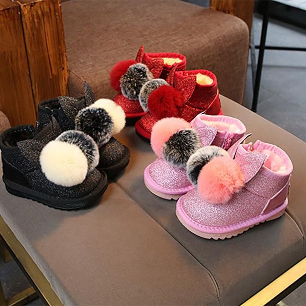 boots baby with fur winter cotton shoes plush warm antislip toddler girls ankle boot glitter snow sss003, Black;grey
boots baby with fur winter cotton shoes plush warm antislip toddler girls ankle boot glitter snow sss003, Black;grey
