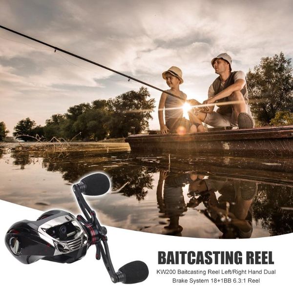 functional left/right hand magnetic brake bait casting reel 6.3:1 reverse ssystem stainless steel angling accessories baitcasting reels
functional left/right hand magnetic brake bait casting reel 6.3:1 reverse ssystem stainless steel angling accessories baitcasting reels