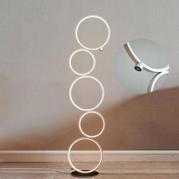 floor lamps modern five rings art lamp dimmable home lights nordic led standing living room bedroom indoor lighting decoration
floor lamps modern five rings art lamp dimmable home lights nordic led standing living room bedroom indoor lighting decoration