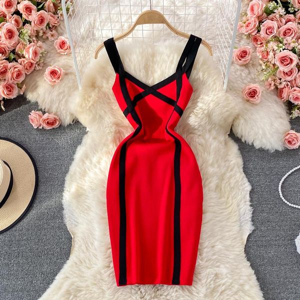 casual dresses summer fashion off shoulder spaghetti strap dress high waist slim fit bodycon ladies elastic knit slip, Black;gray
casual dresses summer fashion off shoulder spaghetti strap dress high waist slim fit bodycon ladies elastic knit slip, Black;gray