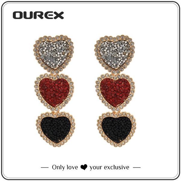 hoop & huggie ourex fashion colorful crystal rhinestone heart long drop earrings simple design dangle for women party jewelry, Golden;silver
hoop & huggie ourex fashion colorful crystal rhinestone heart long drop earrings simple design dangle for women party jewelry, Golden;silver