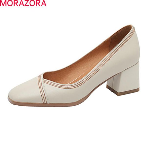 2021 genuine leather high heels shoes thick square toe shallow women pumps party dress rice white, Black
2021 genuine leather high heels shoes thick square toe shallow women pumps party dress rice white, Black