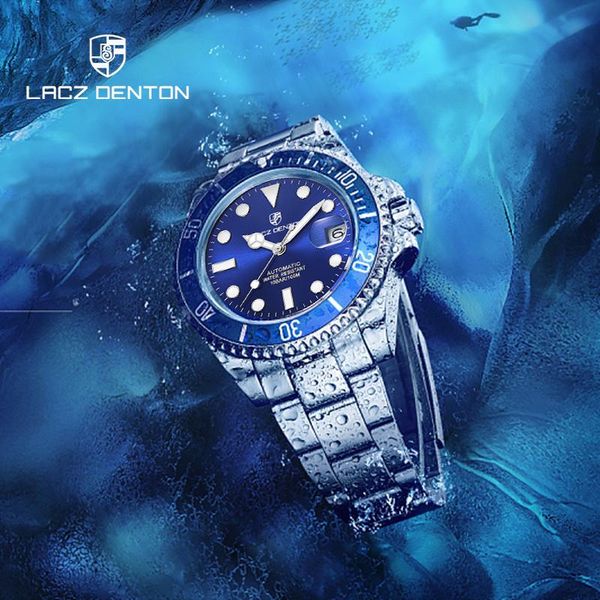 lacz denton brand automatic mechanical men watch 100m waterproof male sapphire glass sport wristwatch relogio masculino wristwatches, Slivery;brown
lacz denton brand automatic mechanical men watch 100m waterproof male sapphire glass sport wristwatch relogio masculino wristwatches, Slivery;brown