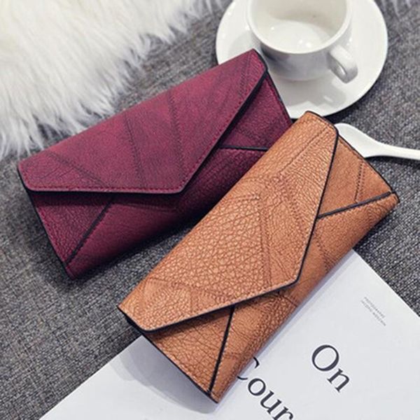 wallets vintage style wallet women pu leather matte clutch long purse card handbags multiple colors available, Red;black
wallets vintage style wallet women pu leather matte clutch long purse card handbags multiple colors available, Red;black