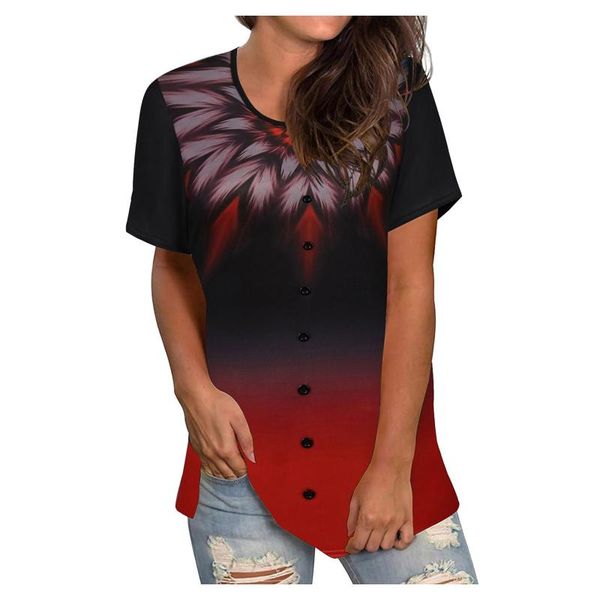 women's blouses & shirts 2021 big size feather print summer women short sleeve o-neck slim lady oversized casual streetwear, White
women's blouses & shirts 2021 big size feather print summer women short sleeve o-neck slim lady oversized casual streetwear, White
