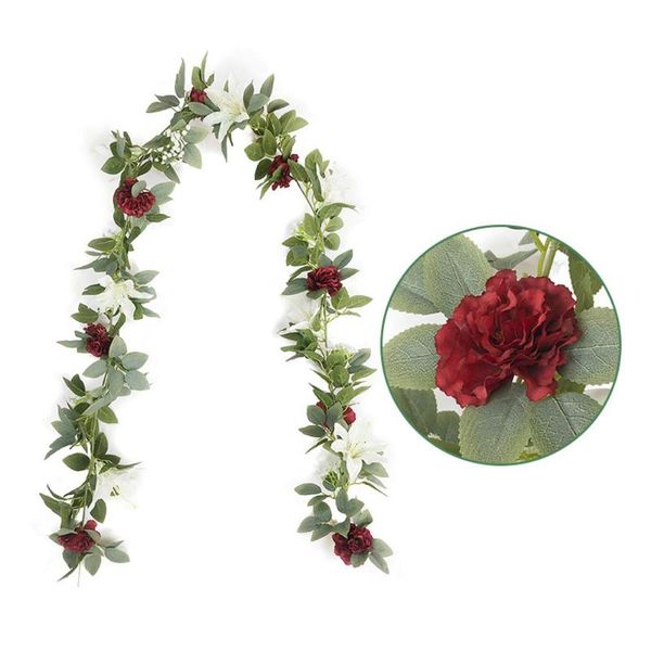 decorative flowers & wreaths 2021 195cm artificial vine flower garland decorations hanging for wedding arch arrangement greenery m12
decorative flowers & wreaths 2021 195cm artificial vine flower garland decorations hanging for wedding arch arrangement greenery m12
