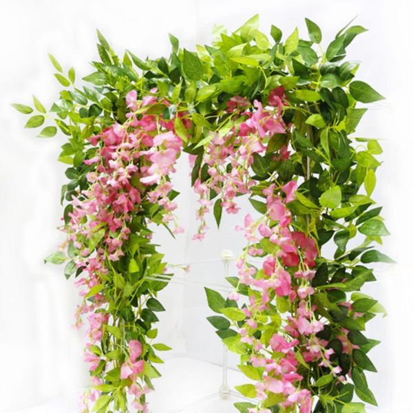 decorative flowers & wreaths 2pcs 2m artificial rattan wedding room decoration wall decor plants vines ivy party house and garden salon
decorative flowers & wreaths 2pcs 2m artificial rattan wedding room decoration wall decor plants vines ivy party house and garden salon