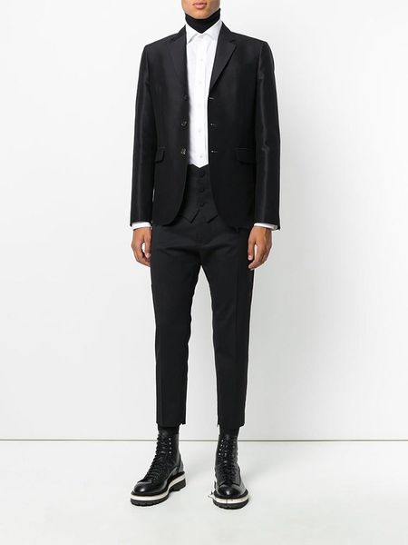 men's pants casual fake two pieces vest style ankle-length hair stylist designer irregular personality costumes, Black
men's pants casual fake two pieces vest style ankle-length hair stylist designer irregular personality costumes, Black