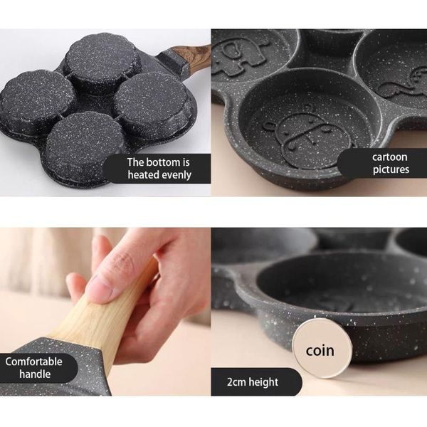 4-hole omelette pan, non-stick, for burgers, eggs, ham, pancakes, pans,breakfast x4ye pans
4-hole omelette pan, non-stick, for burgers, eggs, ham, pancakes, pans,breakfast x4ye pans