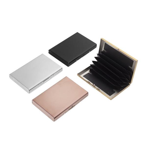 card holders fashion aluminum antimagnetic holder women men metal cowhide rfid business organizer purse wallet, Brown;gray
card holders fashion aluminum antimagnetic holder women men metal cowhide rfid business organizer purse wallet, Brown;gray