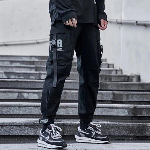 joggers men streetwear military cargo pant fashion hip hop tactical pants harajuku ribbon pockets pencil hg131 men's, Black
joggers men streetwear military cargo pant fashion hip hop tactical pants harajuku ribbon pockets pencil hg131 men's, Black