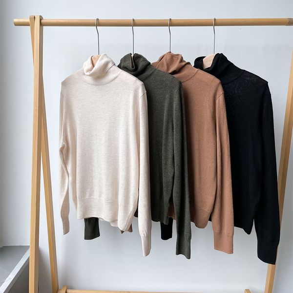 women's sweaters high neck cashmere shirt, solid color flat shoes, light and loose, 2021, White;black
women's sweaters high neck cashmere shirt, solid color flat shoes, light and loose, 2021, White;black