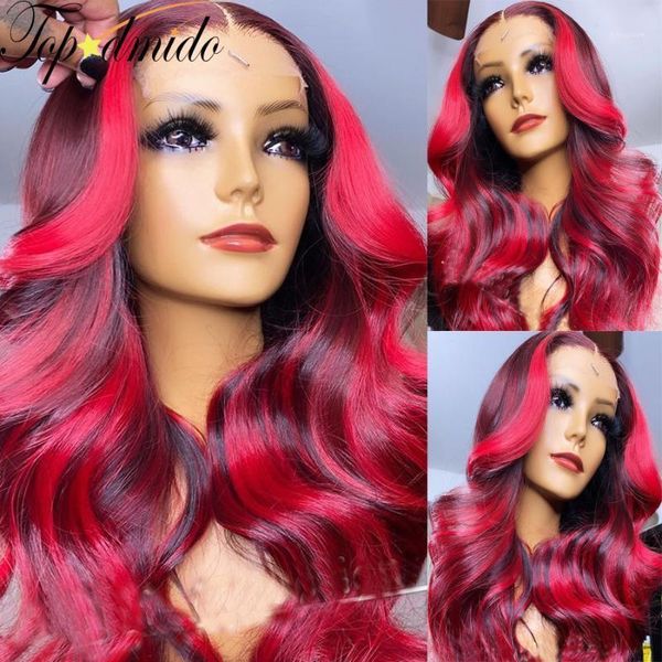 dmido brazilian hair dark red ombre colored lace front wigs human 13x6 body wave glueless wig with baby1, Black;brown
dmido brazilian hair dark red ombre colored lace front wigs human 13x6 body wave glueless wig with baby1, Black;brown