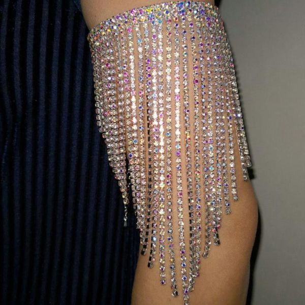 link, chain luxury colorful rhinetone long tassel arm armband hand jewelry for women nightclub bling crystal wedding bracelet bangles, Black
link, chain luxury colorful rhinetone long tassel arm armband hand jewelry for women nightclub bling crystal wedding bracelet bangles, Black