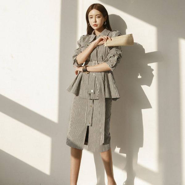comfortable arrival fashion style work-sets female temperamental single-breasted jacket pencil skirt elegant women's ensembles, Black
comfortable arrival fashion style work-sets female temperamental single-breasted jacket pencil skirt elegant women's ensembles, Black
