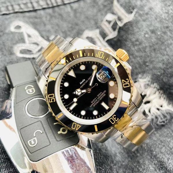 wristwatches brand men luxury watch ceramic 40mm dial date strap automatic mechanical wristwatch watches, Slivery;brown
wristwatches brand men luxury watch ceramic 40mm dial date strap automatic mechanical wristwatch watches, Slivery;brown