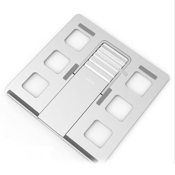 lapcooling stand ergonomic aluminum foldable tablet 6-speed adjustable holder for lap under 17 inches pads