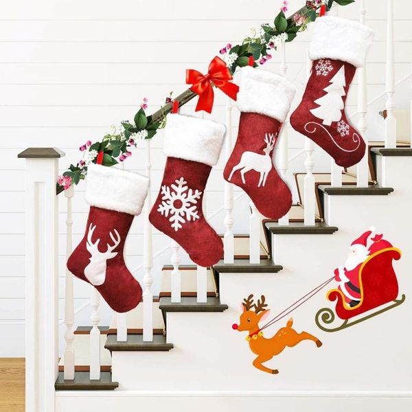 christmas decorations hanging stockings decoration socks pendant white patterns elk xmas tree snowflake style
christmas decorations hanging stockings decoration socks pendant white patterns elk xmas tree snowflake style