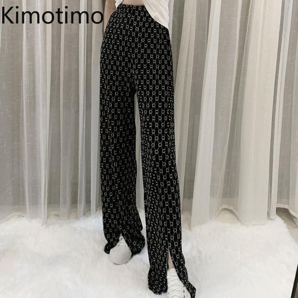 kimotimo korean pants women spring vintage print split pleated wide leg fashion all-match thin casual long women's & capris, Black;white
kimotimo korean pants women spring vintage print split pleated wide leg fashion all-match thin casual long women's & capris, Black;white