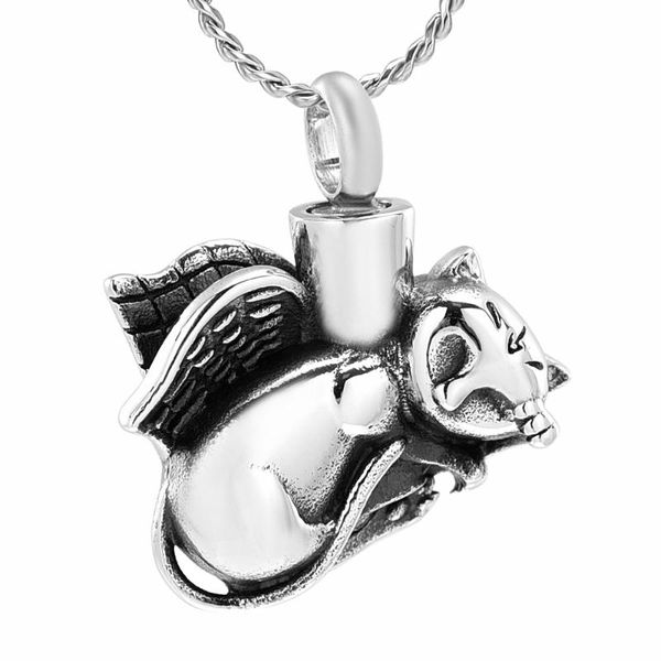 chains urn necklace for ashes animal pet lovely cat angel jewelry hold stainless steel cremation memorial, Silver
chains urn necklace for ashes animal pet lovely cat angel jewelry hold stainless steel cremation memorial, Silver