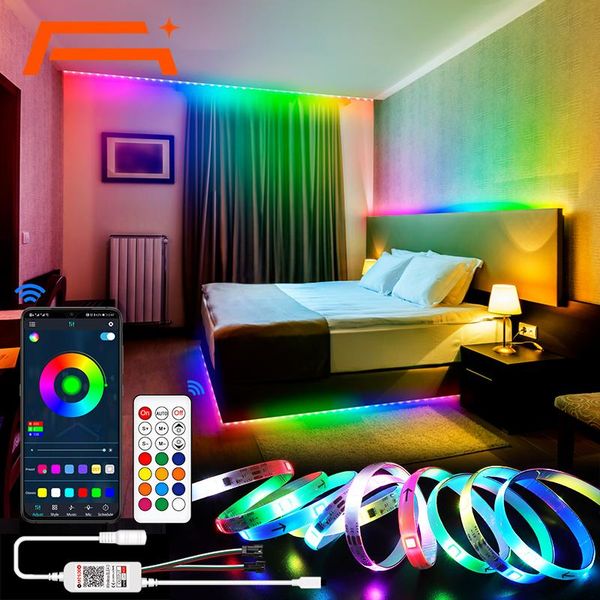 strips z30 5v strip lamp with 2835 rgb colorful usb remote control wifi intelligent lighting decoration led belt set
strips z30 5v strip lamp with 2835 rgb colorful usb remote control wifi intelligent lighting decoration led belt set