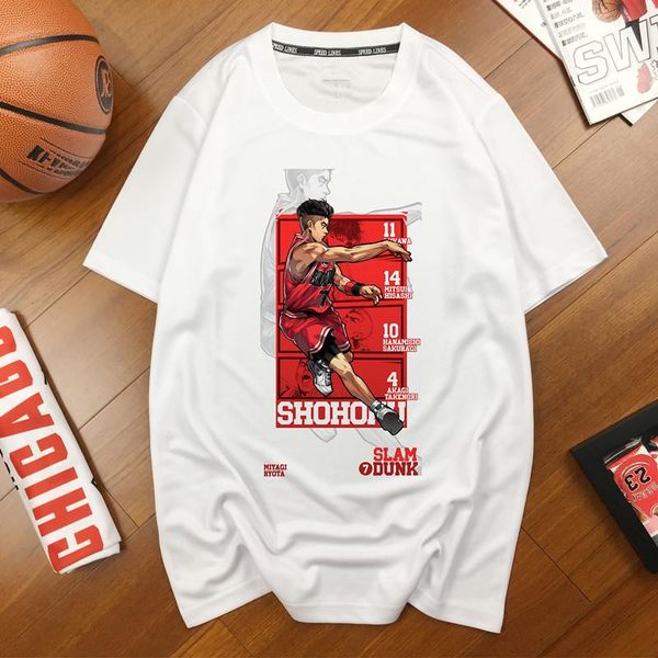 women's t-shirt 1pcs slamdunk series fashion anime tshirts casual shirt short sleeve summer cartoon tshirt birthday gifts, White
women's t-shirt 1pcs slamdunk series fashion anime tshirts casual shirt short sleeve summer cartoon tshirt birthday gifts, White