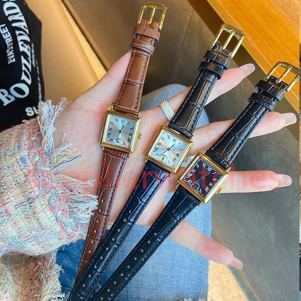 2022 ladies ro watch lex quartz movement square leather strap stainless steel dial elegant temperament watch rolx wristwatches gift green bo, Slivery;brown
2022 ladies ro watch lex quartz movement square leather strap stainless steel dial elegant temperament watch rolx wristwatches gift green bo, Slivery;brown