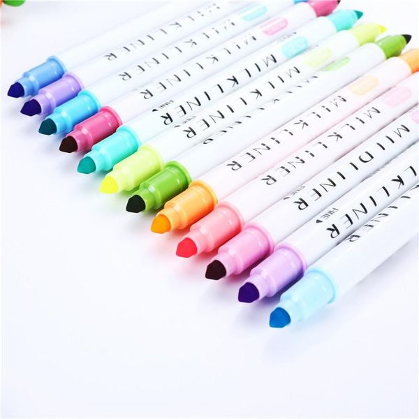 highlighters 12pcs/set double-headed art highlighter drawing marker pen stationery hand diary decoration pastel, Black;red
highlighters 12pcs/set double-headed art highlighter drawing marker pen stationery hand diary decoration pastel, Black;red