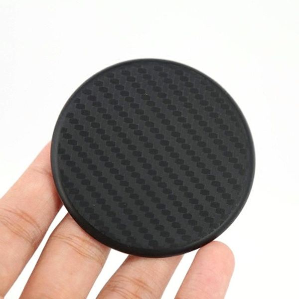 anti-slip mats 2pcs/pair black car vehicle water cup slot non-slip carbon fiber look silicone mat accessories
anti-slip mats 2pcs/pair black car vehicle water cup slot non-slip carbon fiber look silicone mat accessories