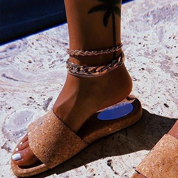 anklets 3 pcs/set women set classic geometric metal chain gold anklet simple sandals summer female jewelry, Red;blue
anklets 3 pcs/set women set classic geometric metal chain gold anklet simple sandals summer female jewelry, Red;blue