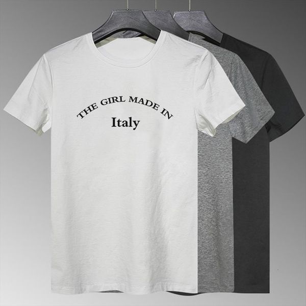 casual hipster style men t shirts funny mens trend refreshing minimalism the girl made in letter print, White;black
casual hipster style men t shirts funny mens trend refreshing minimalism the girl made in letter print, White;black