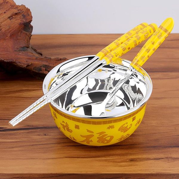 silverware. three sets of silver bowls, spoons and chopsticks. heat insulation piece set. the purity is 99.9%. bowls
silverware. three sets of silver bowls, spoons and chopsticks. heat insulation piece set. the purity is 99.9%. bowls