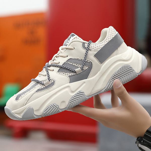 spring men professional nite jogger running shoes breathable trainers outdoor reflective sports triple all white sneakers 39-44, Black
spring men professional nite jogger running shoes breathable trainers outdoor reflective sports triple all white sneakers 39-44, Black