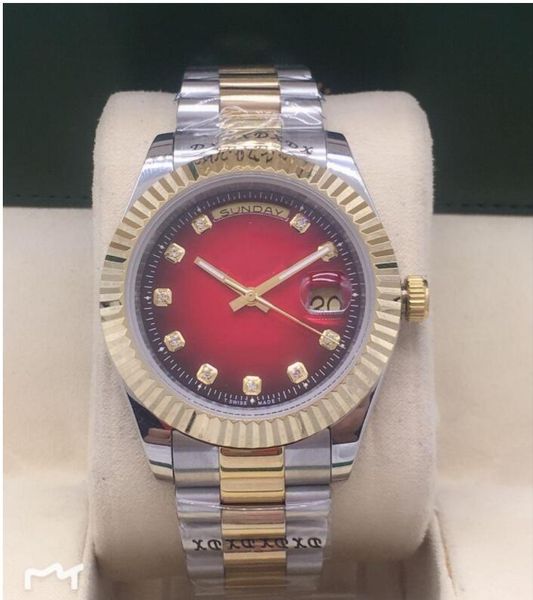 multi-color fashion men's watch automatic mechanical diamond iced out watches gold full stainless steel strap mens watch sports party m, Slivery;brown
multi-color fashion men's watch automatic mechanical diamond iced out watches gold full stainless steel strap mens watch sports party m, Slivery;brown