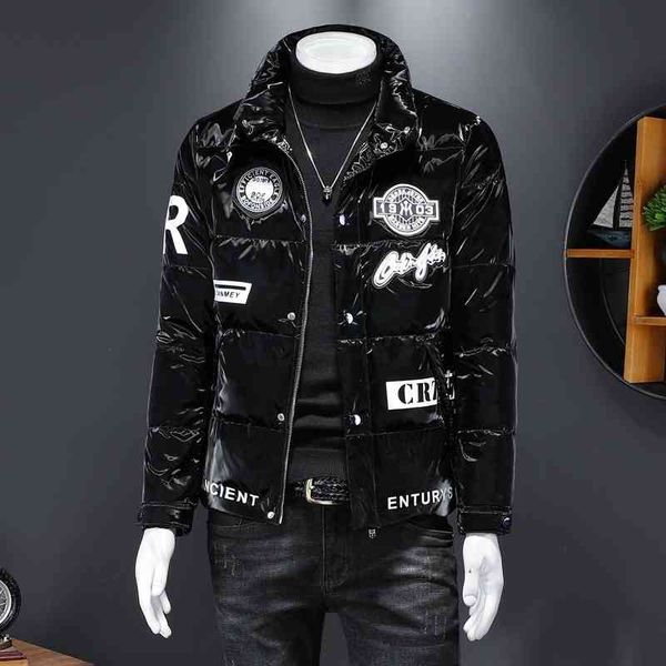 men's down & parkas stand collar bright face down jacket short multi standard weight process winter cotton clothes 6yve, Black
men's down & parkas stand collar bright face down jacket short multi standard weight process winter cotton clothes 6yve, Black