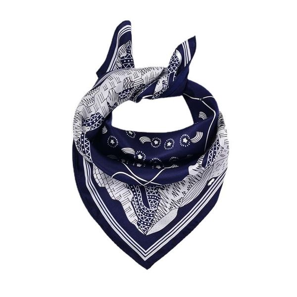 scarves 53*53cm fashion silk female small house printed business professional decorative handband scarf women four seasons, Blue;gray
scarves 53*53cm fashion silk female small house printed business professional decorative handband scarf women four seasons, Blue;gray