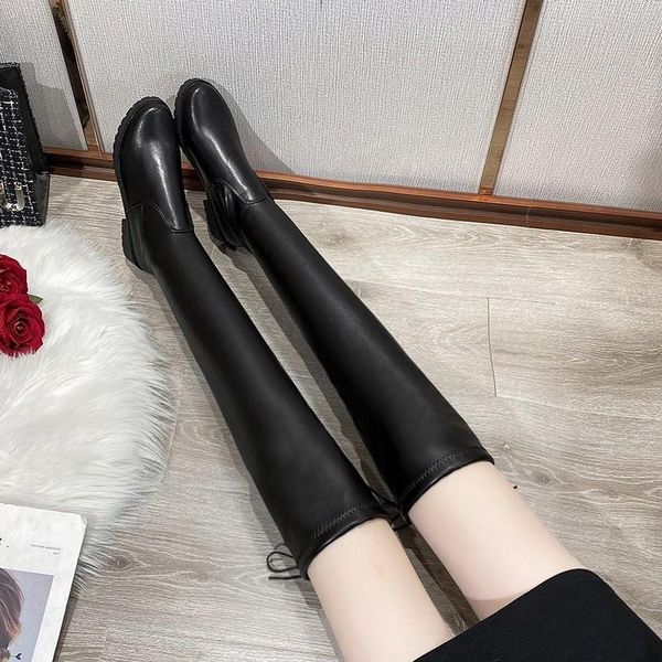 boots high-fashion thick low-heeled over the knee ladies trendy casual women's, Black
boots high-fashion thick low-heeled over the knee ladies trendy casual women's, Black