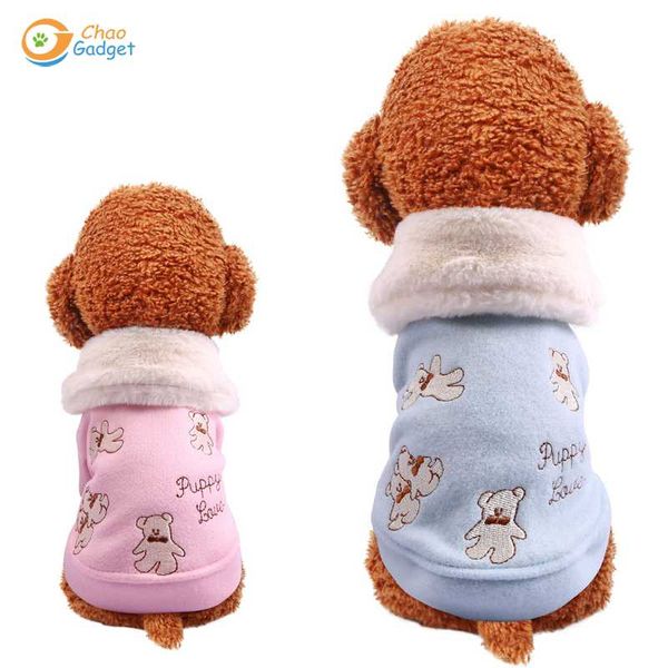 dog apparel cartoon pet t-shirt clothes for winter&autumn small dogs warm coat sweater with fur collar puppy fation
dog apparel cartoon pet t-shirt clothes for winter&autumn small dogs warm coat sweater with fur collar puppy fation