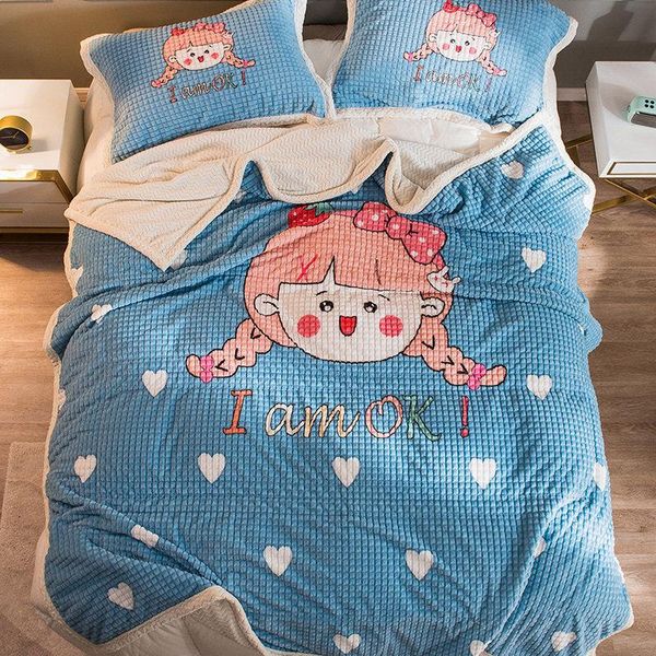 blankets blanket quilt thickened winter flannel coral velvet single student dormitory nap warm sofa cover
blankets blanket quilt thickened winter flannel coral velvet single student dormitory nap warm sofa cover