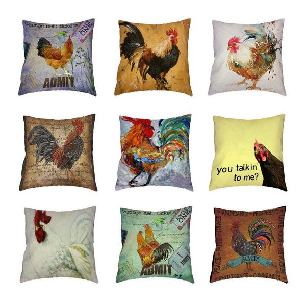 cushion/decorative pillow rooster decorative pillowcases for couch white cushion covers polyester peach skin waist support thro
cushion/decorative pillow rooster decorative pillowcases for couch white cushion covers polyester peach skin waist support thro