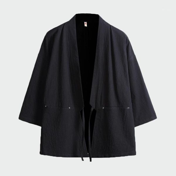 men's jackets 2021 man streetwear fashion casual hip hop coats loose kimono jacket men japan style cotton cardigan cool shirt ml322, Black;brown
men's jackets 2021 man streetwear fashion casual hip hop coats loose kimono jacket men japan style cotton cardigan cool shirt ml322, Black;brown
