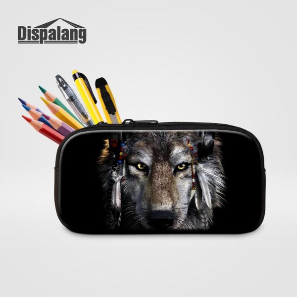 dispalang cool travel cosmetic bag wolf print pencil for students organizer womens makeup school office supplies bags & cases
dispalang cool travel cosmetic bag wolf print pencil for students organizer womens makeup school office supplies bags & cases