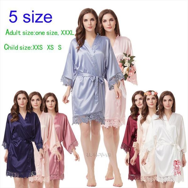 lace robe, silk bridesmaid robes, women sleepwear satin bridal robe,wedding party flower girl robe a900a, Black;red
lace robe, silk bridesmaid robes, women sleepwear satin bridal robe,wedding party flower girl robe a900a, Black;red
