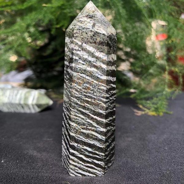 decorative objects & figurines 1pc natural stone crystal point green zebra stripes healing obelisk quartz wand tower for home decor reiki py
decorative objects & figurines 1pc natural stone crystal point green zebra stripes healing obelisk quartz wand tower for home decor reiki py
