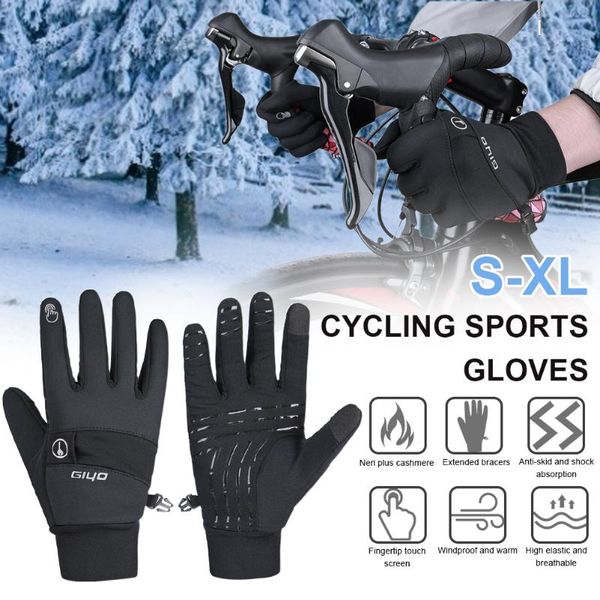 winter cycling gloves with wrist support touch screen bicycle outdoor sports anti-slip windproof bike full finger, Black
winter cycling gloves with wrist support touch screen bicycle outdoor sports anti-slip windproof bike full finger, Black