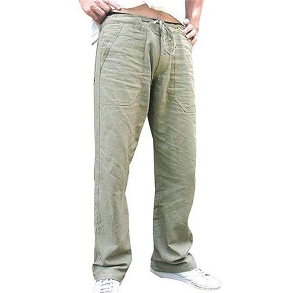 men's pants 2021 summer oversized men solid linen multi-pocket straight casual breathable comfortable drawstring loose trousers, Black
men's pants 2021 summer oversized men solid linen multi-pocket straight casual breathable comfortable drawstring loose trousers, Black