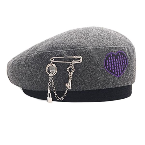 berets thermal keeping hats in ing winter & breezing autumn british style chain decorated girls women 7xec, Blue;gray
berets thermal keeping hats in ing winter & breezing autumn british style chain decorated girls women 7xec, Blue;gray