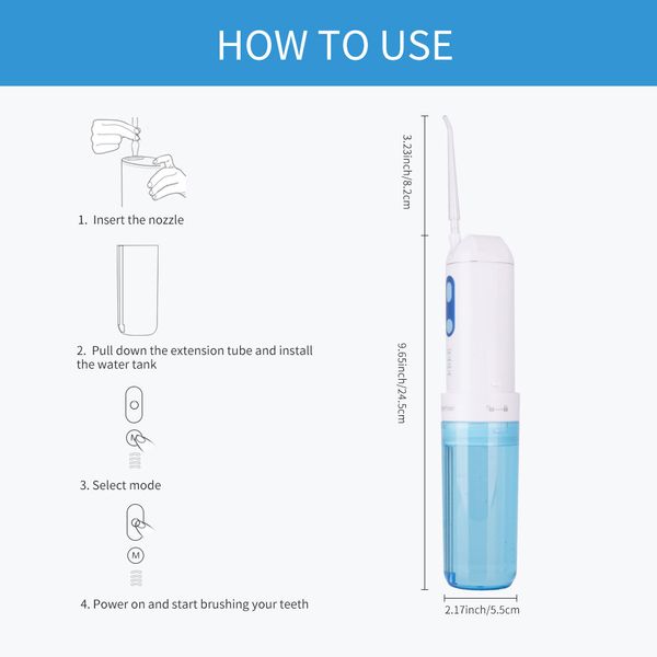4 modes portable oral irrigator cordless water dental flosser usb rechargeable 8 nozzles water jet floss tooth pick 200mlperfections
4 modes portable oral irrigator cordless water dental flosser usb rechargeable 8 nozzles water jet floss tooth pick 200mlperfections