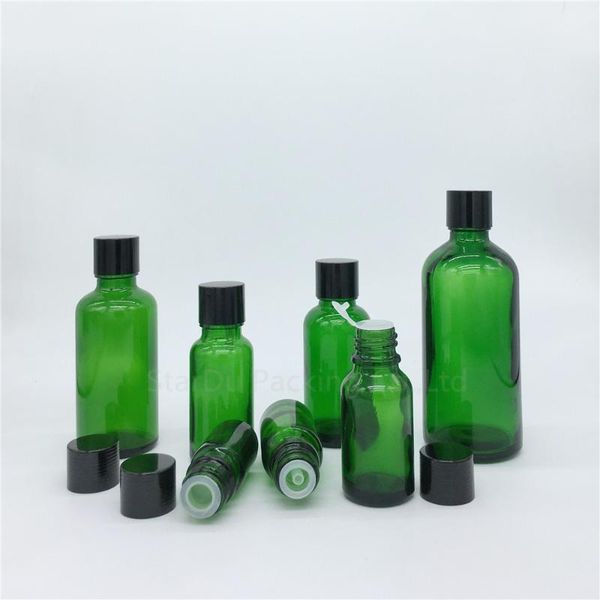 storage bottles & jars 100pcs/lot 5ml/10ml/15ml/20ml/30ml/50ml/100ml green glass bottle vials essential oil with black screw cap perfume
storage bottles & jars 100pcs/lot 5ml/10ml/15ml/20ml/30ml/50ml/100ml green glass bottle vials essential oil with black screw cap perfume
