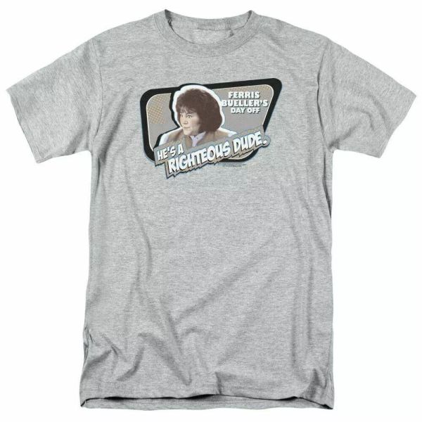 ferris bueller's day off grace t shirt mens licensed 80s movie tee sport gray, White;black
ferris bueller's day off grace t shirt mens licensed 80s movie tee sport gray, White;black